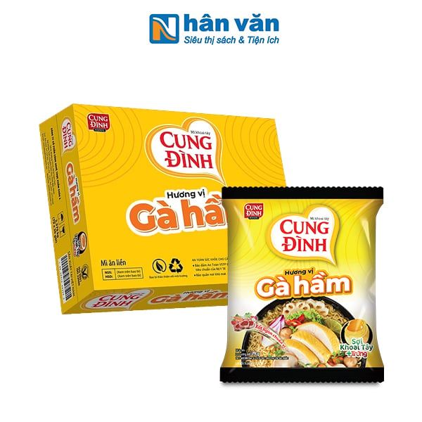 Thùng 30 Gói - Mì Cung Đình - Gà Hầm 79g