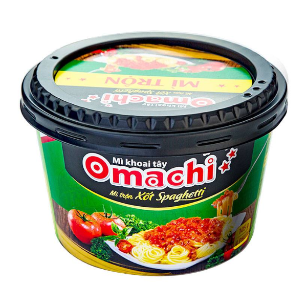  Mì Khoai Tây Omachi Trộn Xốt Spaghetti - Hộp 105g 