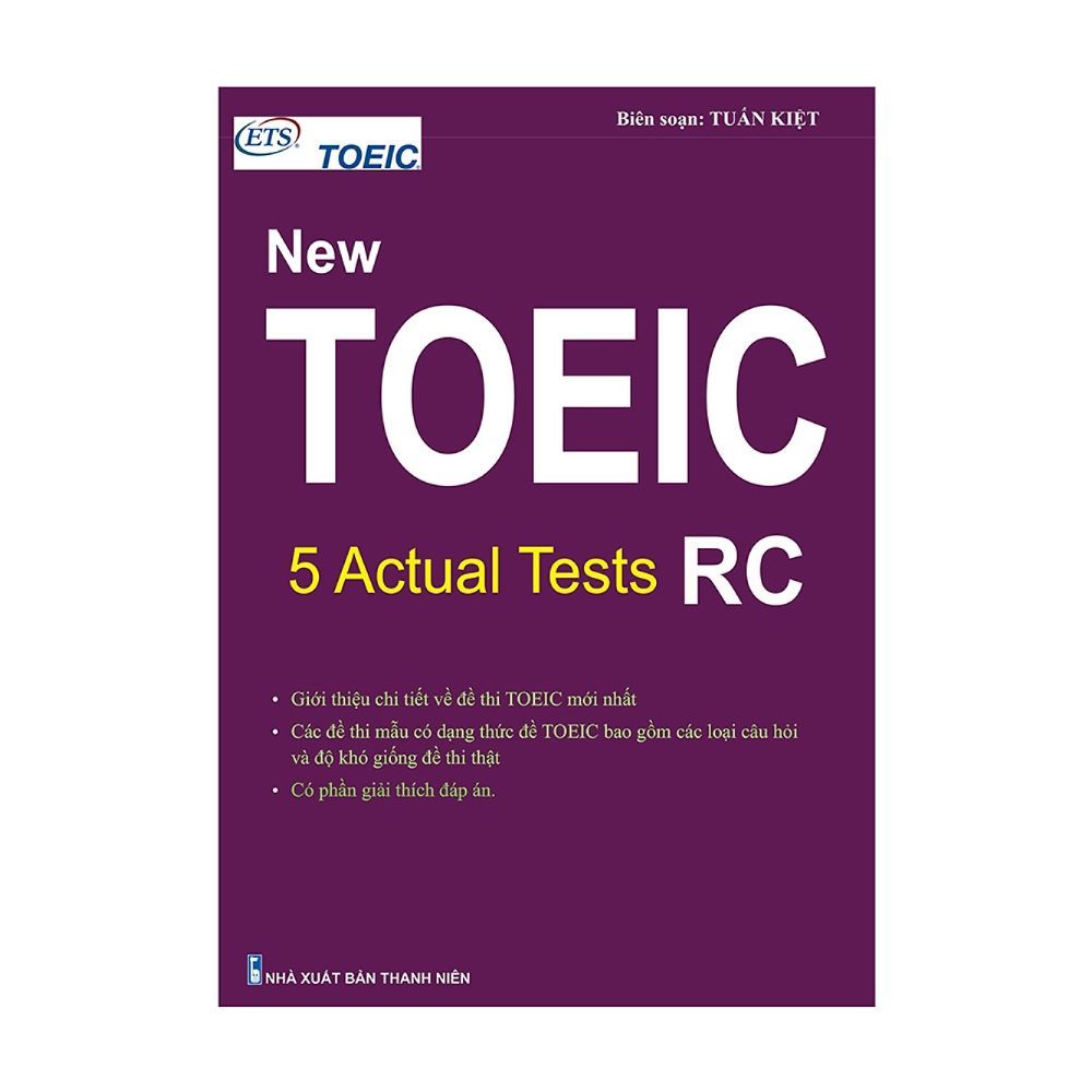  New Toeic: 5 Actual Tests - RC 