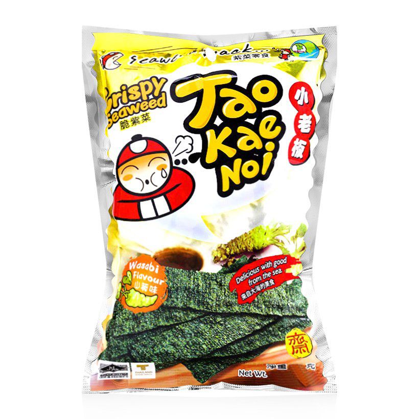  Rong Biển Sấy Khô Vị Wasabi Tao Kae Noi (15g) 