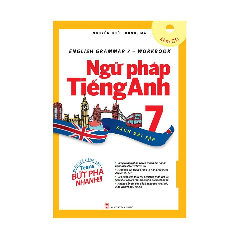  Ngữ Pháp Tiếng Anh Lớp 7 (Sách Bài Tập) 