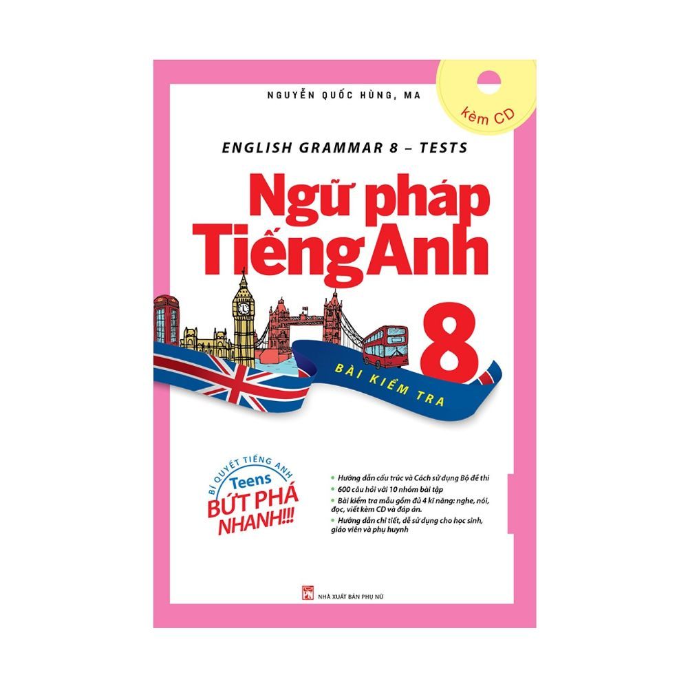  Ngữ Pháp Tiếng Anh Lớp 8 (Bài Kiểm Tra) 