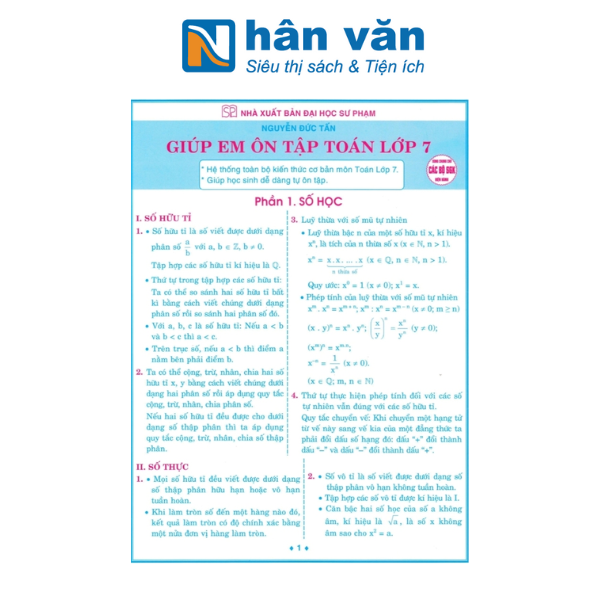  Giúp em ôn tập Toán 7 (Dùng Chung Cho Các Bộ SGK Hiện Hành) 