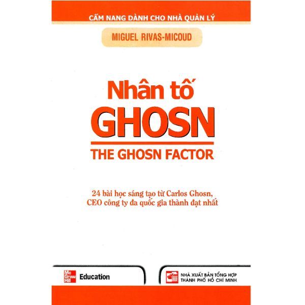  Nhân Tố Ghosn - Cẩm Nang Dành Cho Nhà Quản Lý 