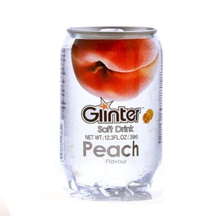  Nước Giải Khát Glinter Hương Vị Đào (350ml/Lon) 