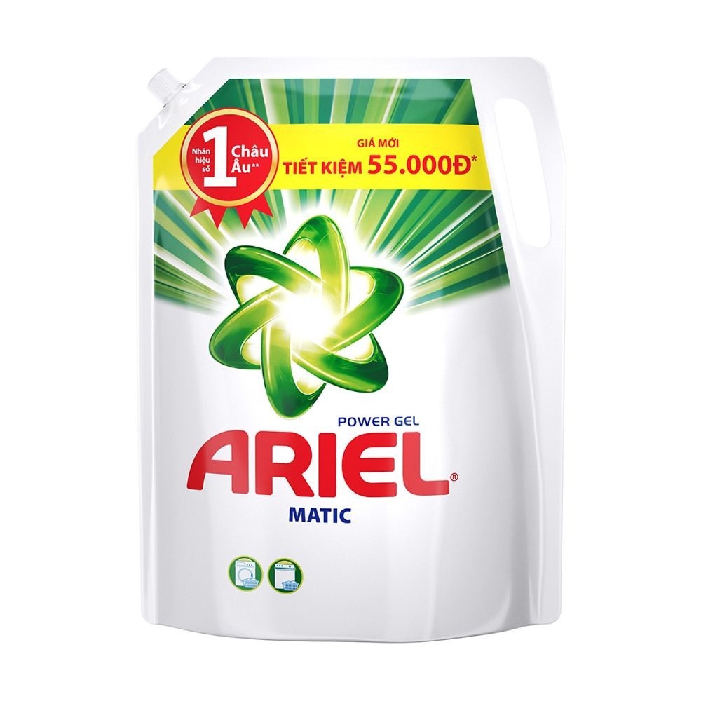  Nước Giặt Ariel Dạng Túi (2.4Kg) 