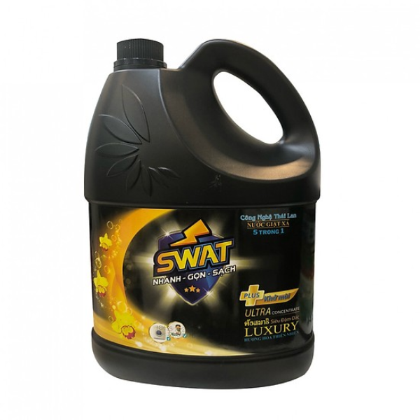  Nước Giặt Xả 5 Trong 1 Swat Luxury (3.8kg) 