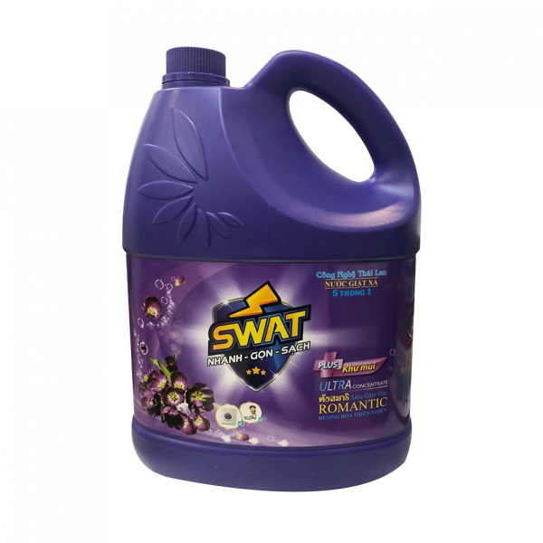  Nước Giặt Xả 5 Trong 1 Swat Romantic (3.8kg) 