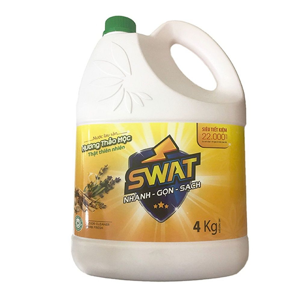  Nước Lau Sàn SWAT Hương Thảo Mộc (4 Kg) 