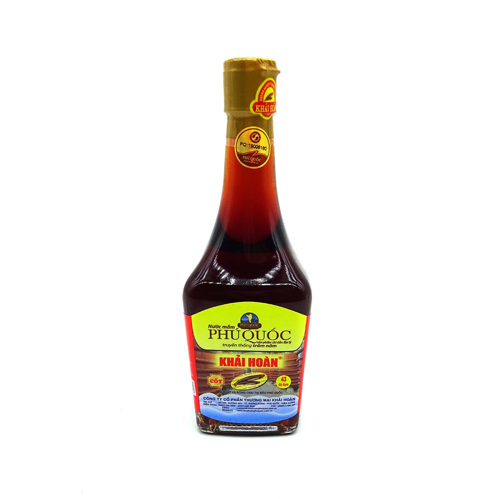  Nước Mắm Phú Quốc Khải Hoàn 43 Độ Đạm (Chai 205ml) 