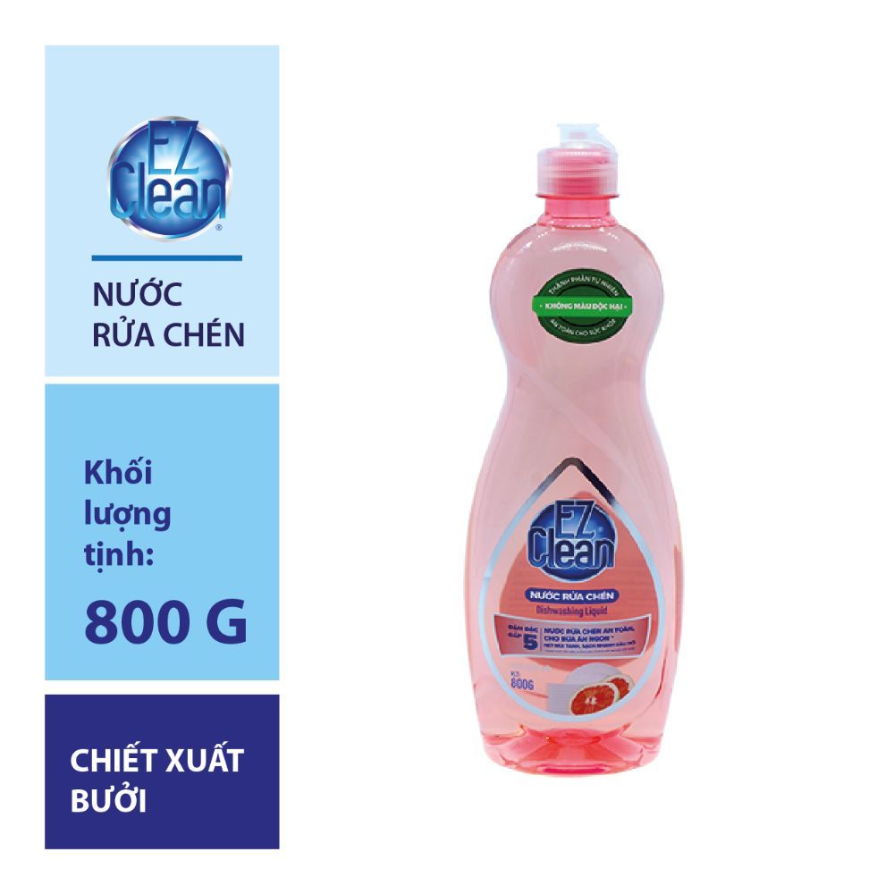  Nước Rửa Chén EZ Clean Chiết Xuất Bưởi (800g) 