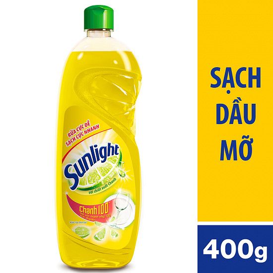  Nước Rửa Chén Sunlight Chiết Xuất Chanh ( 386ml) 