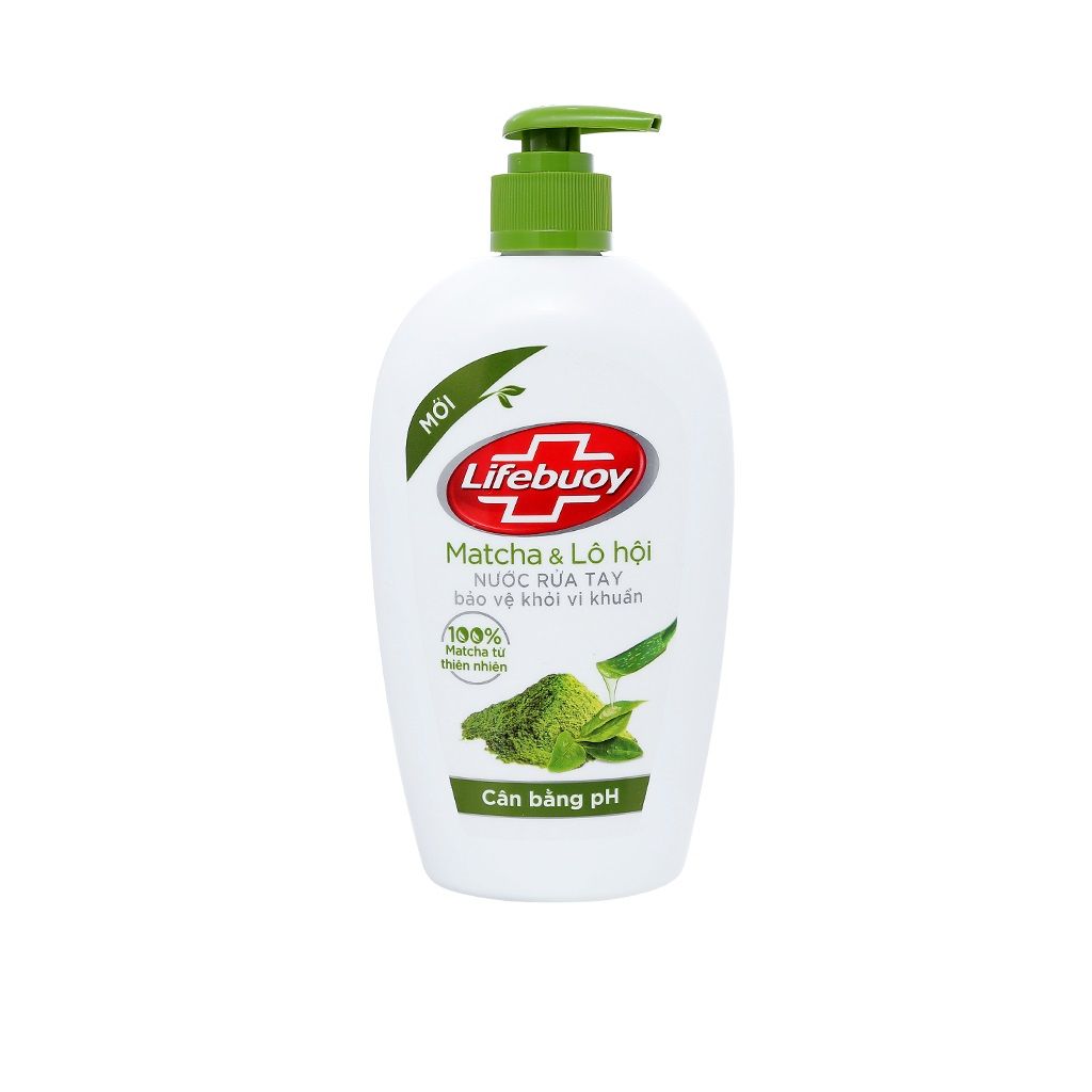  Nước Rửa Tay Lifebuoy - Matcha Và Lô Hội - 177ml 