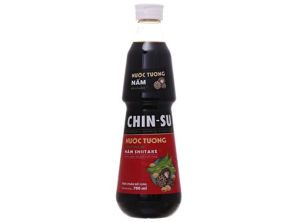Nước Tương Chinsu Nấm Shiitake - Chai 700ml
