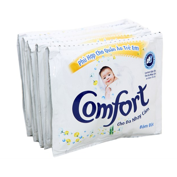  Nước Xả Vải Comfort Đậm Đặc Cho Da Nhạy Cảm Gói 21ml (10 Gói) 