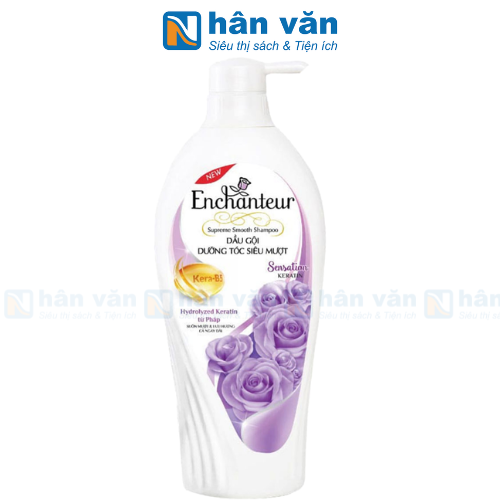 Dầu Gội Dưỡng Tóc Siêu Mượt Enchanteur Sensation (650g)