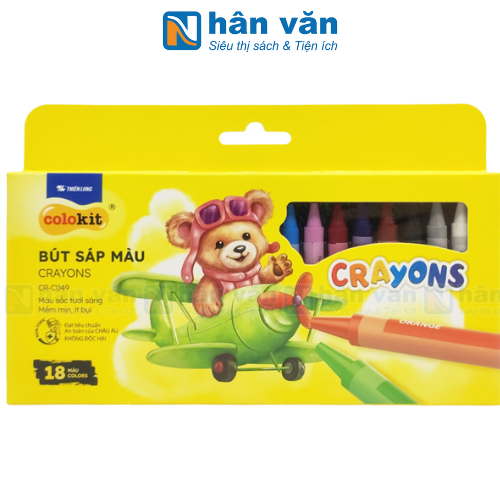 Bút Sáp Màu Colokit CR-C049 18 Màu