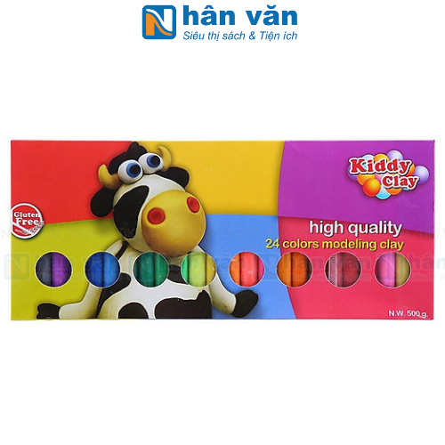  Sáp Nặn Thủ Công 24 Màu Kiddy Clay BX-500-24 