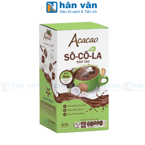  Bột Sôcôla Hòa Tan Acacao - Sữa Dừa 286g 
