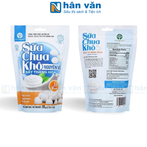  Sữa Chua Sấy Khô Nguyên Vị 20g 