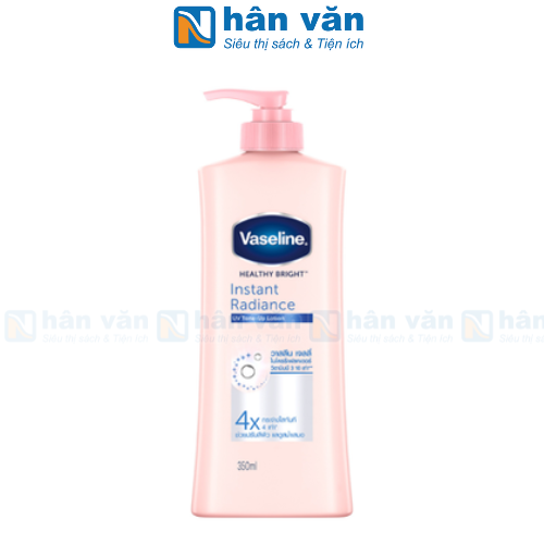 Sữa Dưỡng Thể Vaseline Dưỡng Sáng Da Tức Thì 350ml