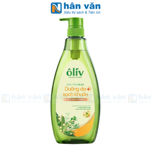  Sữa Tắm Ôliu Dưỡng Da Sạch Khuẩn 650ml 