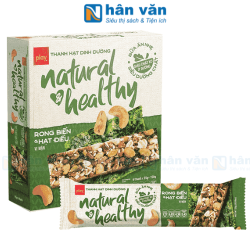  Thanh Hạt Dinh Dưỡng Natural & Healthy Vị Rong Biển 25g 