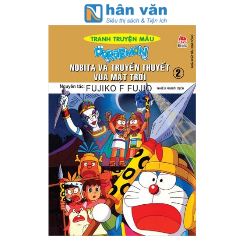  Doraemon Tranh Truyện Màu - Nobita Và Truyền Thuyết Vua Mặt Trời - Tập 2 