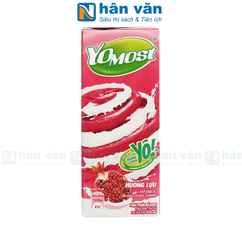  Sữa Chua Uống Yomost Hương Lựu 170ml 