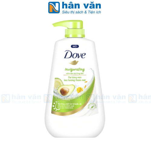  Sữa Tắm Dove Bóng Mịn Thơm Mát 500g 
