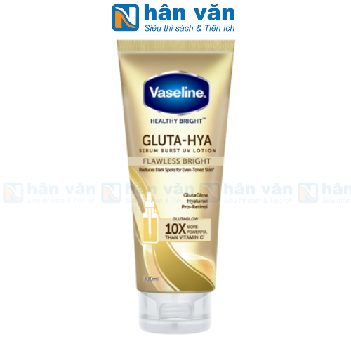  Sữa Dưỡng Thể Vaseline Gluta-Hya Bảo Vệ Và Dưỡng Sáng Da Ban Ngày 330ml 