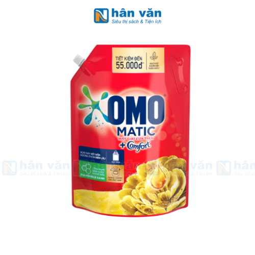  Nước Giặt Omo Comfort Tinh Dầu Thơm - Túi 2.8kg 