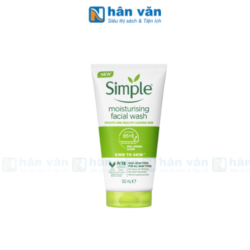  Sữa Rửa Mặt Simple Dưỡng Ẩm 150ml 