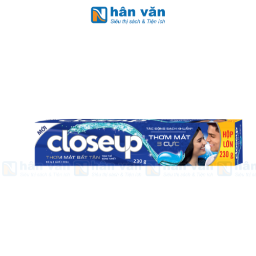 Kem Đánh Răng Closeup Thơm Mát Bất Tận Tinh Thể Băng Tuyết 230g