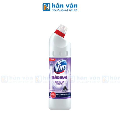  Nước Tẩy Bồn Cầu Vim Trắng Sáng Hương Lavender 870ml 