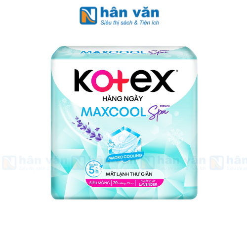  Băng Vệ Sinh Kotex Hàng Ngày Max Cool French Spa 20 Miếng 