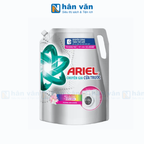  Nước Giặt Ariel Cửa Trước Hương Sen Nhài - Túi 2.3kg 