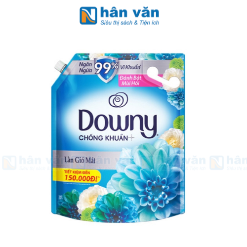  Nước Xả Vải Downy Làn Gió Mát Túi 3L 