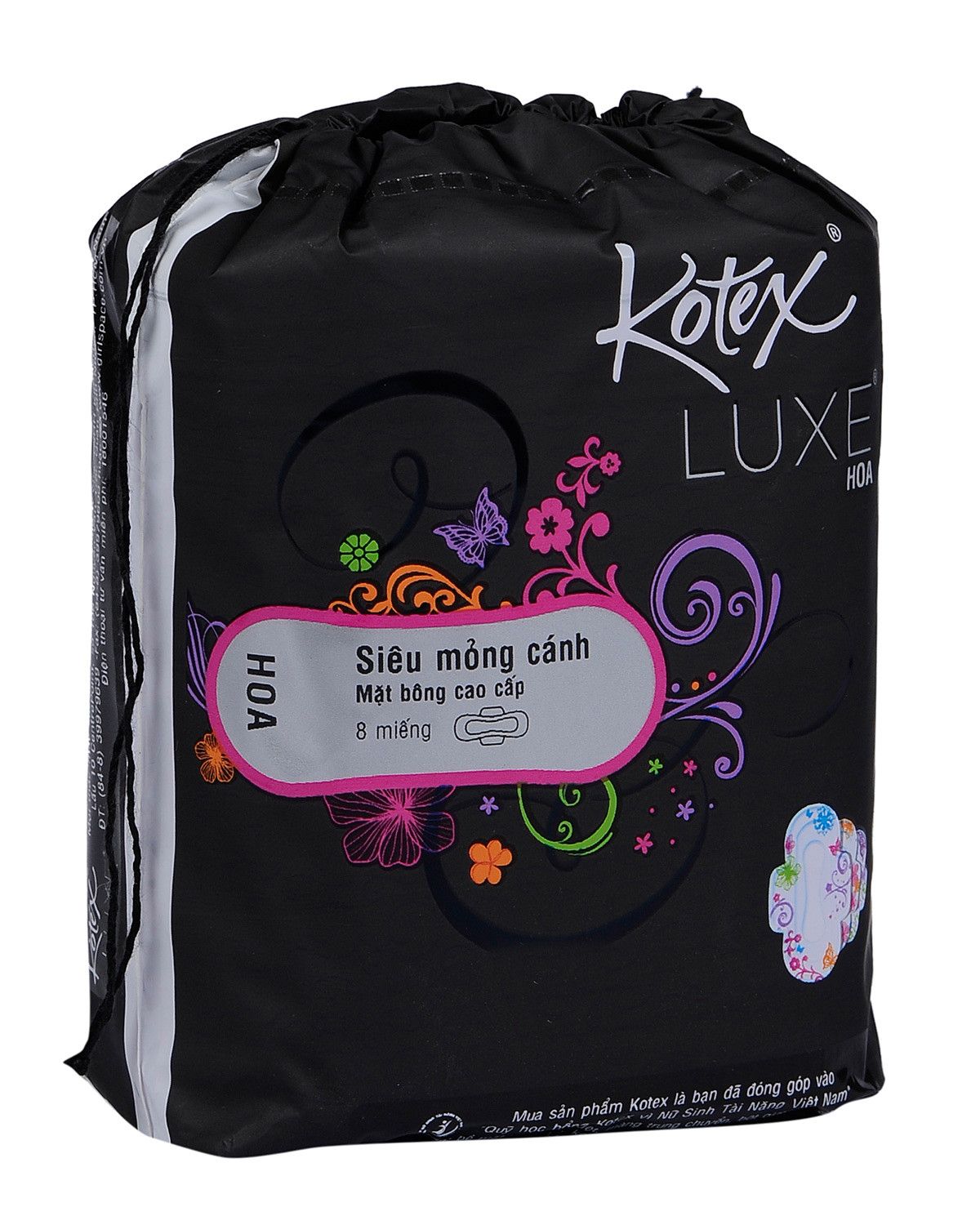  Kotex luxe mặt bông cao cấp -siêu mỏng cánh 