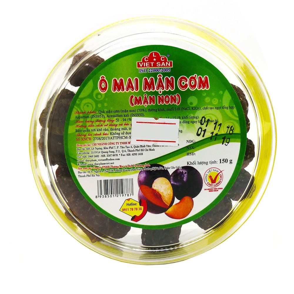  Ô Mai Mận Cơm CLC Việt San (150g) 