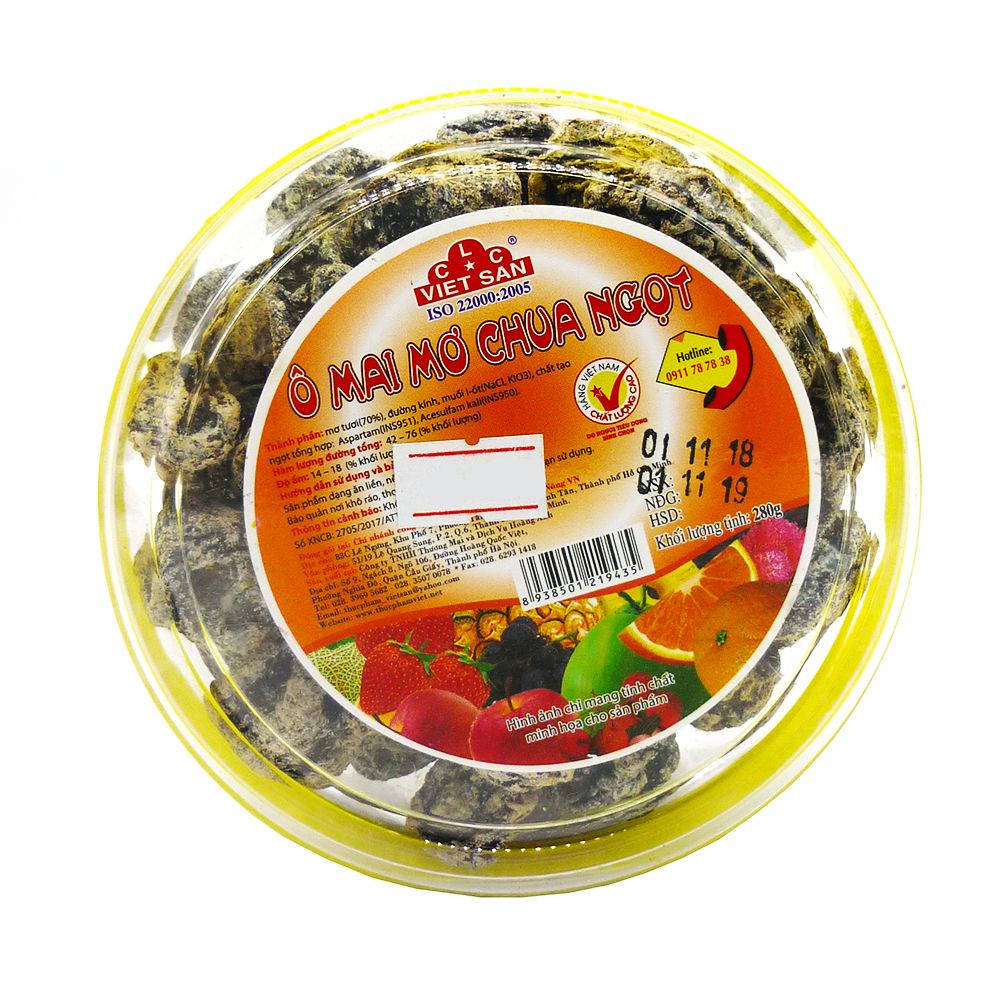  Ô Mai Mơ Chua Ngọt CLC Việt San (280g) 