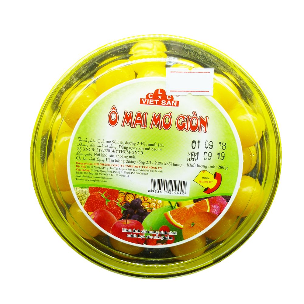  Ô Mai Mơ Giòn CLC Việt San​ (280g) 