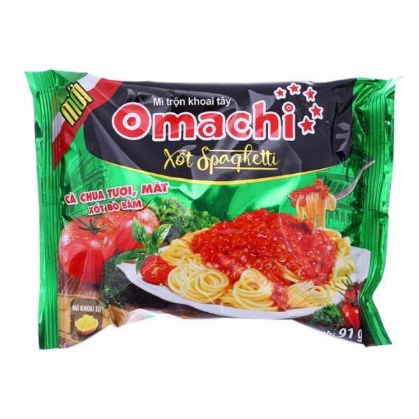  Mì Khoai Tây Omachi Sốt Spaghetti Bò - 91g 