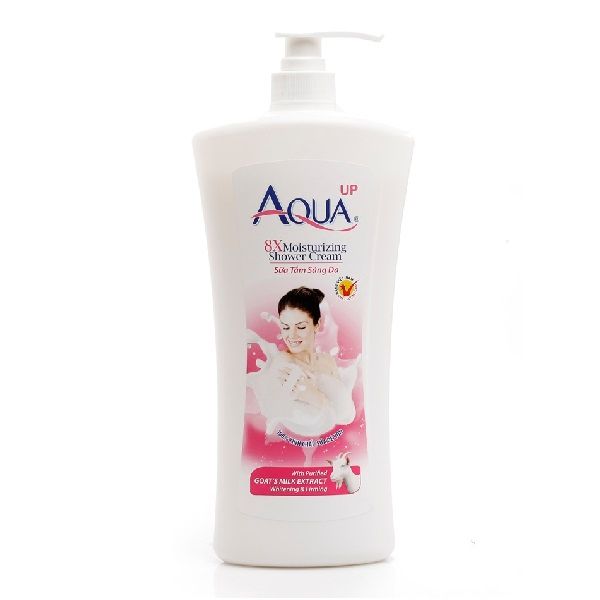  Sữa Tắm AQua Up Tinh Chất Sữa Dê Non Giúp Sáng Mịn - Dưỡng Ẩm 1200ml 