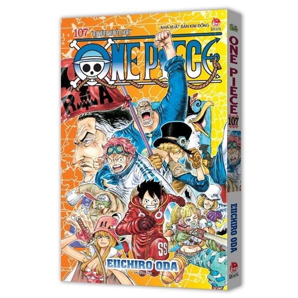  One Piece - Tập 107 - “Anh Hùng Huyền Thoại” - Bản Bìa Gập 