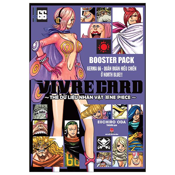  Vivre Card - Thẻ Dữ Liệu Nhân Vật One Piece Booster Pack - Germa 66 - Quân Đoàn Hiếu Chiến Ở North Blue 