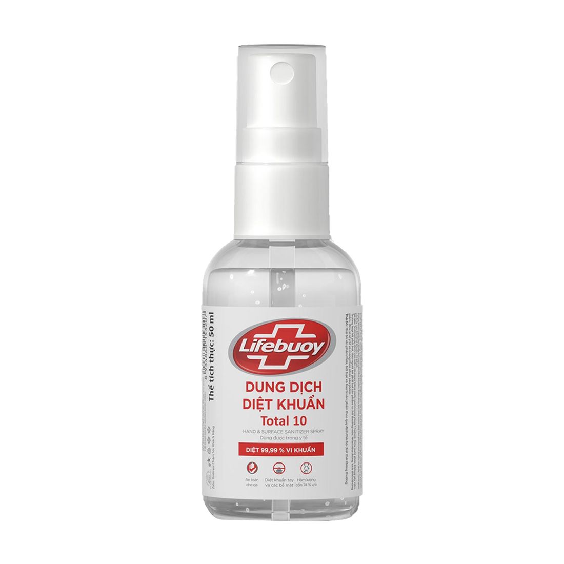  Dung Dịch Diệt Khuẩn Lifebuoy Bảo Vệ Vượt Trội 10 - Chai 50ml 