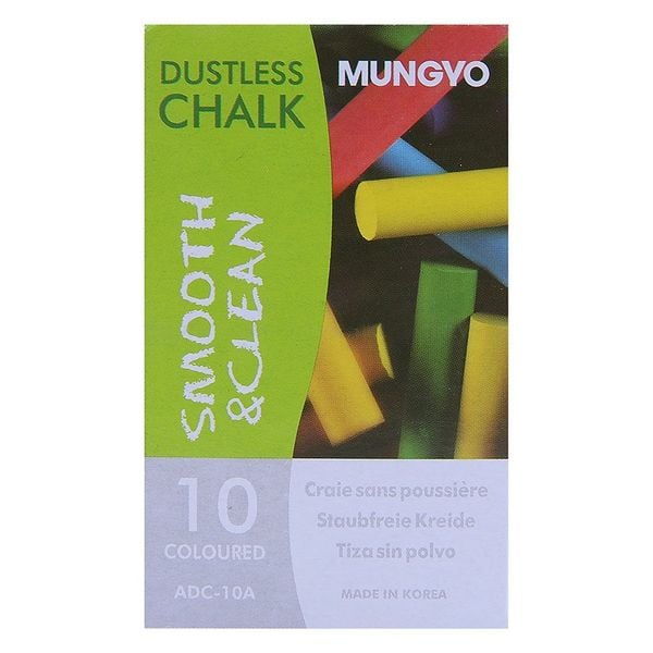 Phấn Màu Không Bụi Mungyo ADC-10A (10 Viên/ Hộp) 