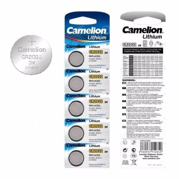  Pin CR2032 Camelion Lithium Battery 3V 