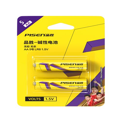  Pin PISEN AA5 (PISEN-2) LR6 1.5V Yellow - SuperLife - Pin tiểu (vỉ 2 viên) 